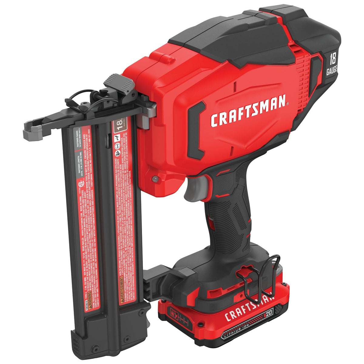 Craftsman V20 brad nailer with compact design for easy handling