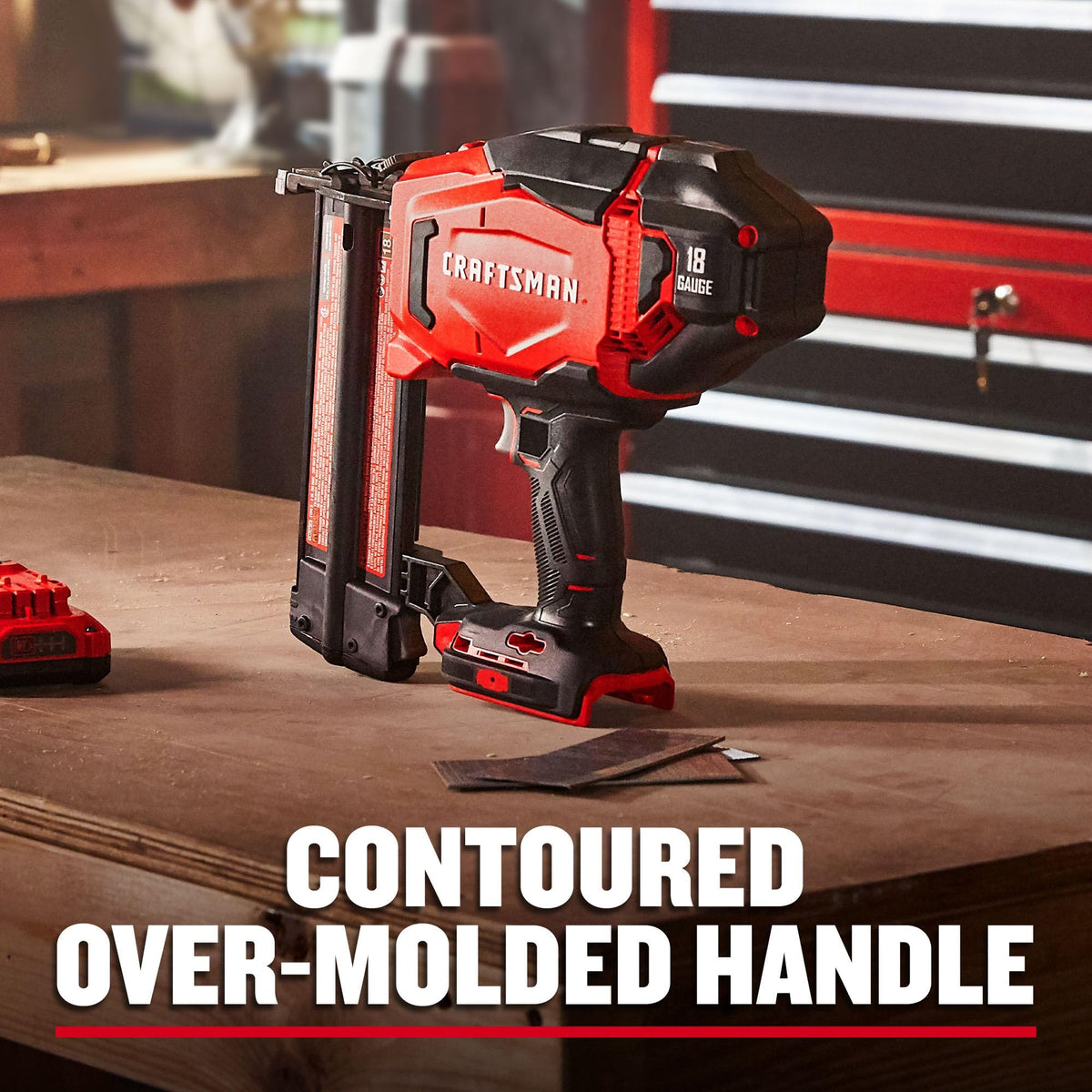 Craftsman V20 brad nailer jam-stall settings enable smoother operation