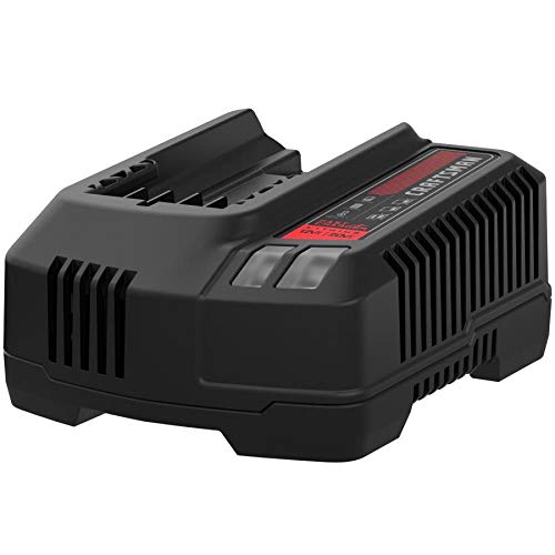 Craftsman V20 charger shown on a worksite powering tools smoothly.