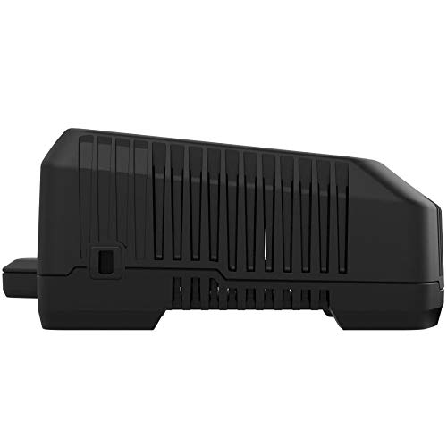 Craftsman V20 charger with overload protection for battery longevity.