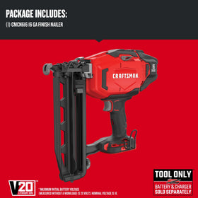 CRAFTSMAN V20 lightweight design improves balance and control on trim jobs