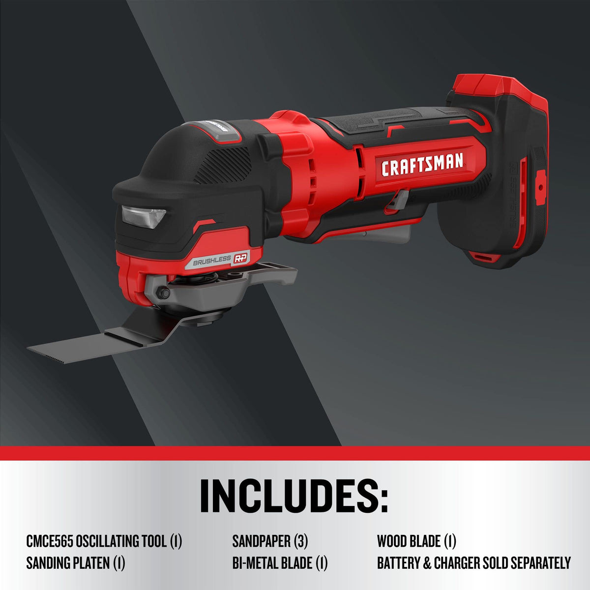 CRAFTSMAN V20 reaches up to 19000 OPM for fast material removal