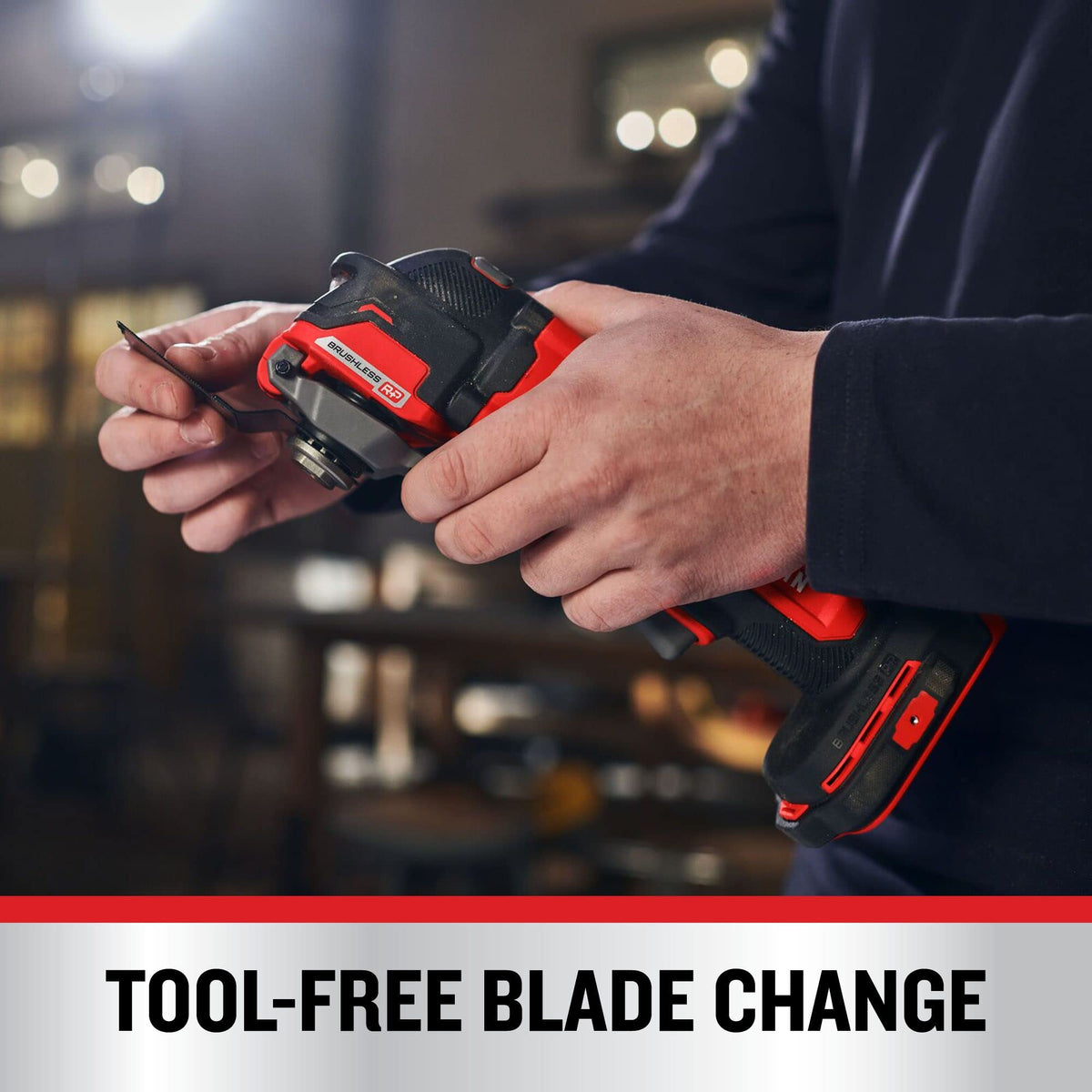 CRAFTSMAN V20 cordless oscillating tool variable-speed-trigger for precise material control