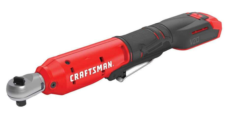 Craftsman V20 cordless ratchet wrench compact design for tight spaces