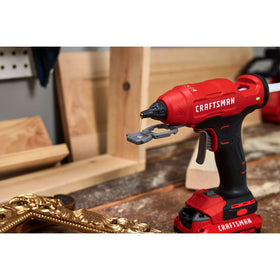 Craftsman V20 interchangeable nozzles expand application options for gluing tasks