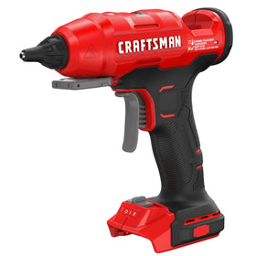 Craftsman V20 glue gun overview in cordless setup for fast projects