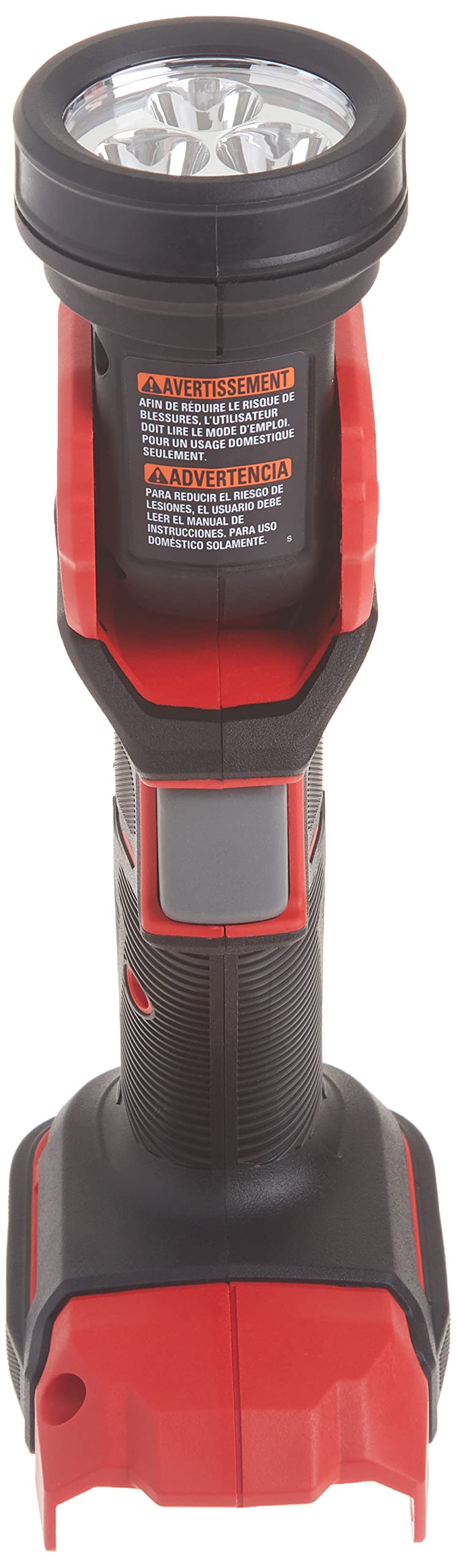 Craftsman V20 LED work light VersaTrack-compatible for organized workshop setup.
