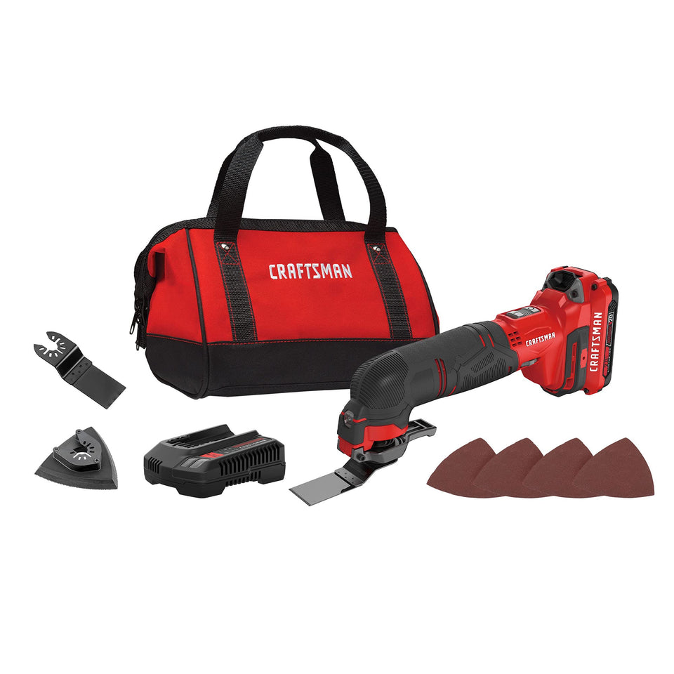 Craftsman V20 CMCE501D1 kit with blades for versatile cutting tasks