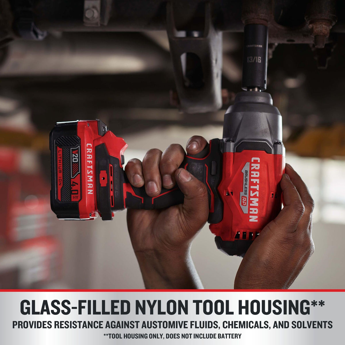 CRAFTSMAN V20 RP impact wrench 1/2-inch drive for versatile tasks.