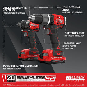 Craftsman V20 RP LED work light to improve visibility on jobsites