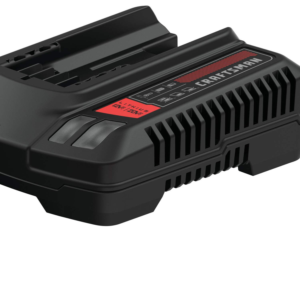 CRAFTSMAN V20 toolkit scene with battery ready for use