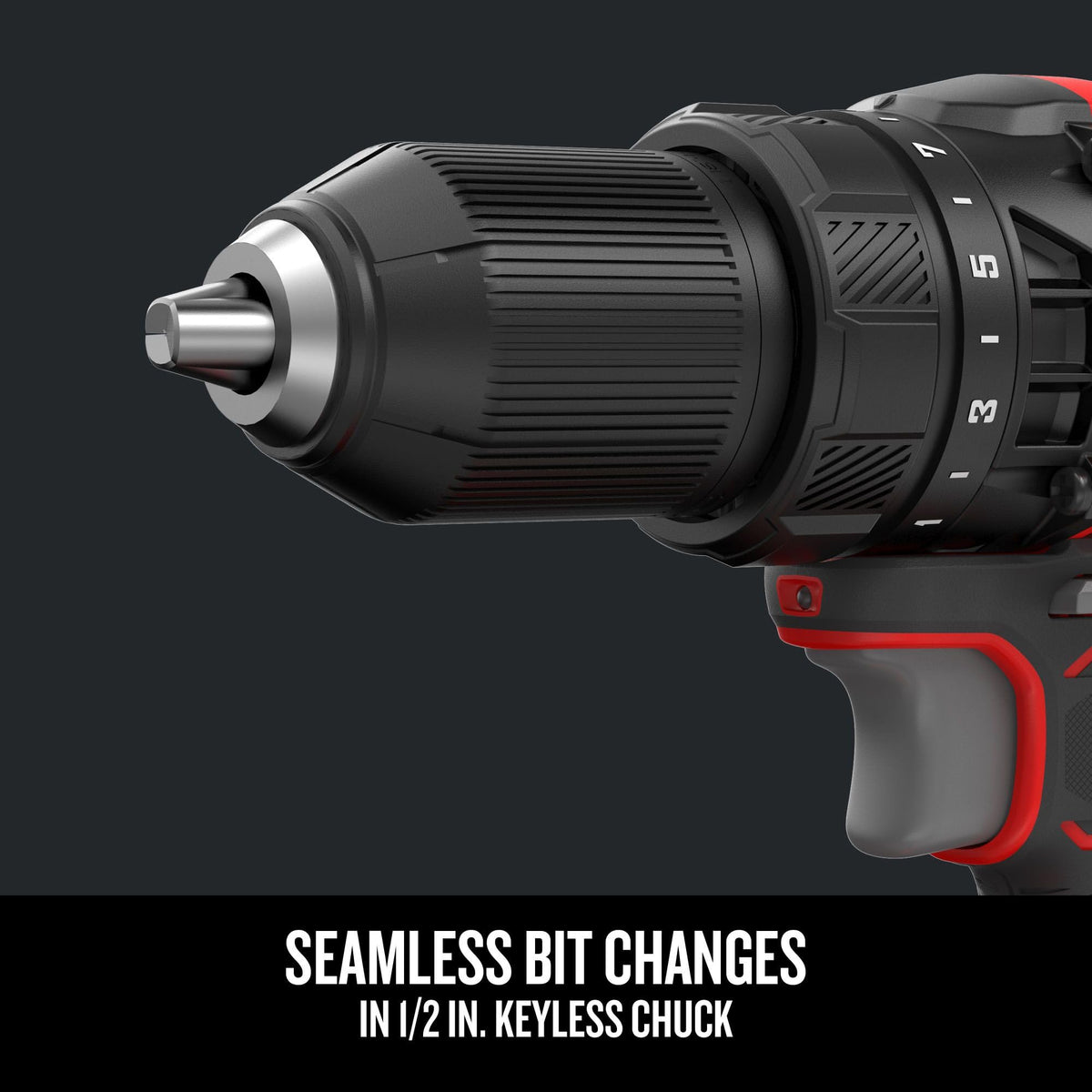 CRAFTSMAN V20 two-speed gearbox enables precise fastening decisions.