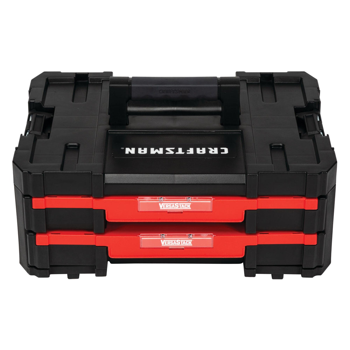 CRAFTSMAN VersaStack front view of the tool box with drawers for easy access.