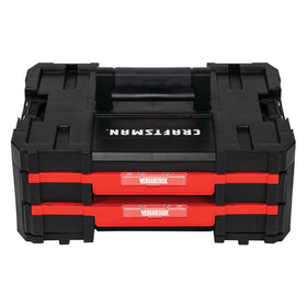 CRAFTSMAN VersaStack front view of the tool box with drawers for easy access.