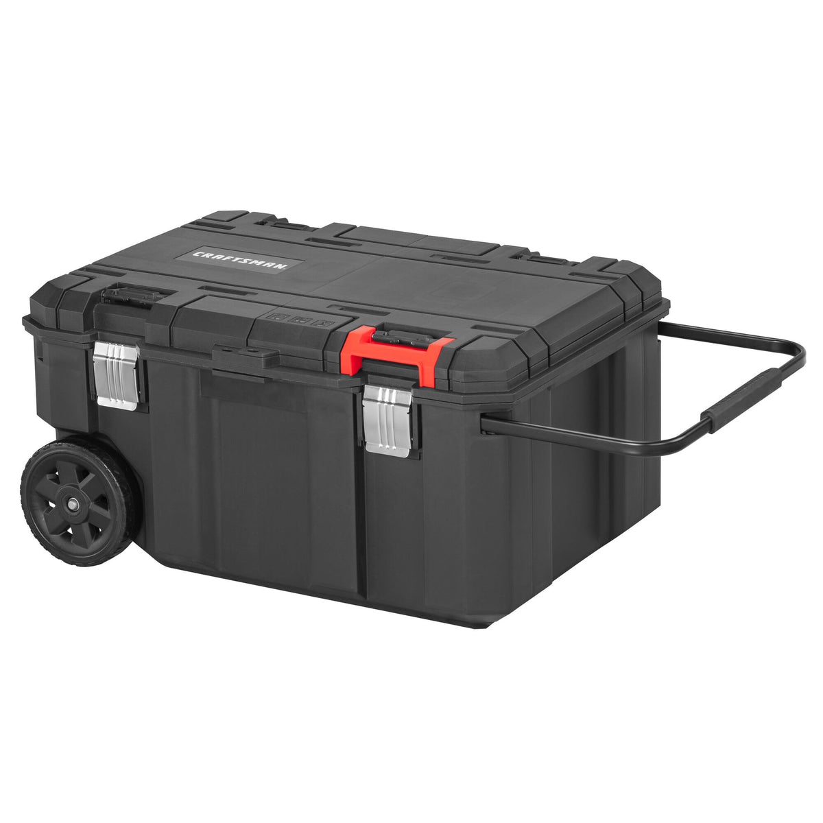 CRAFTSMAN VersaStack 30-Gallon Chest front view with quick-access lid for fast tool retrieval