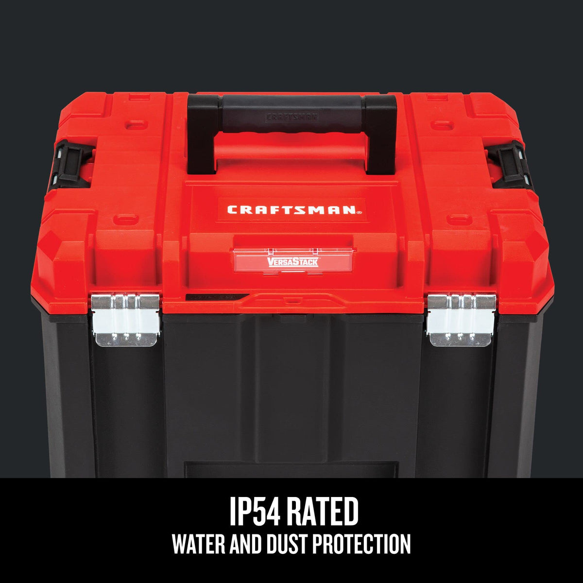 Removable tray on the VERSASTACK for quick tool access