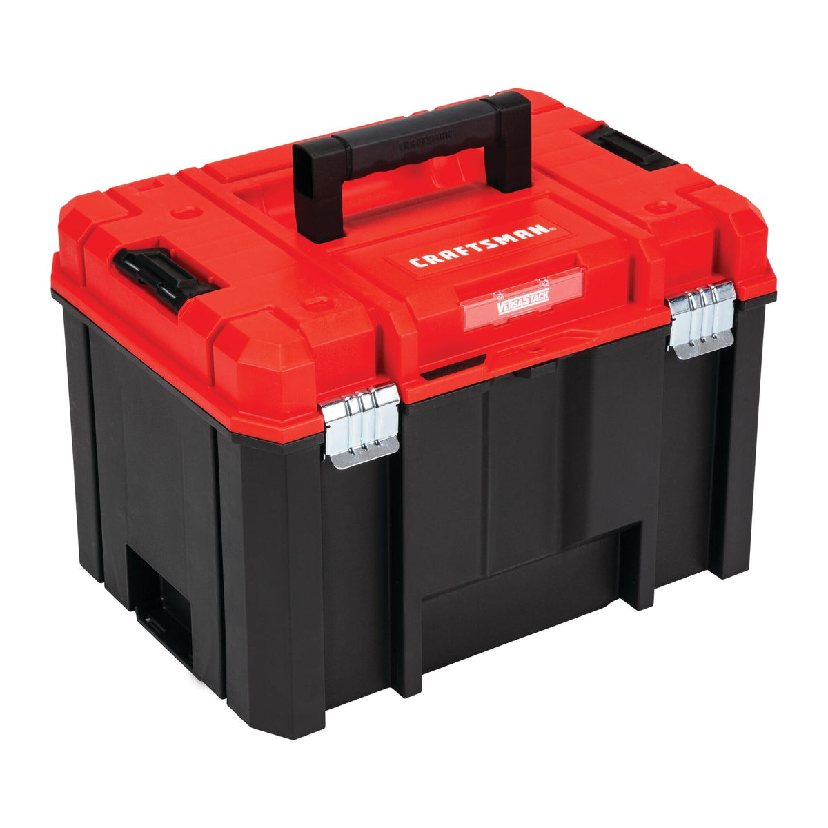 Stackable design of VERSASTACK boxes securely aligning with others