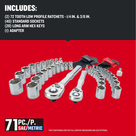 Craftsman Versastack 72-tooth ratchet offers smooth operation in confined spaces