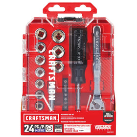 Craftsman VersaStack compatible case enables flexible storage and organization.