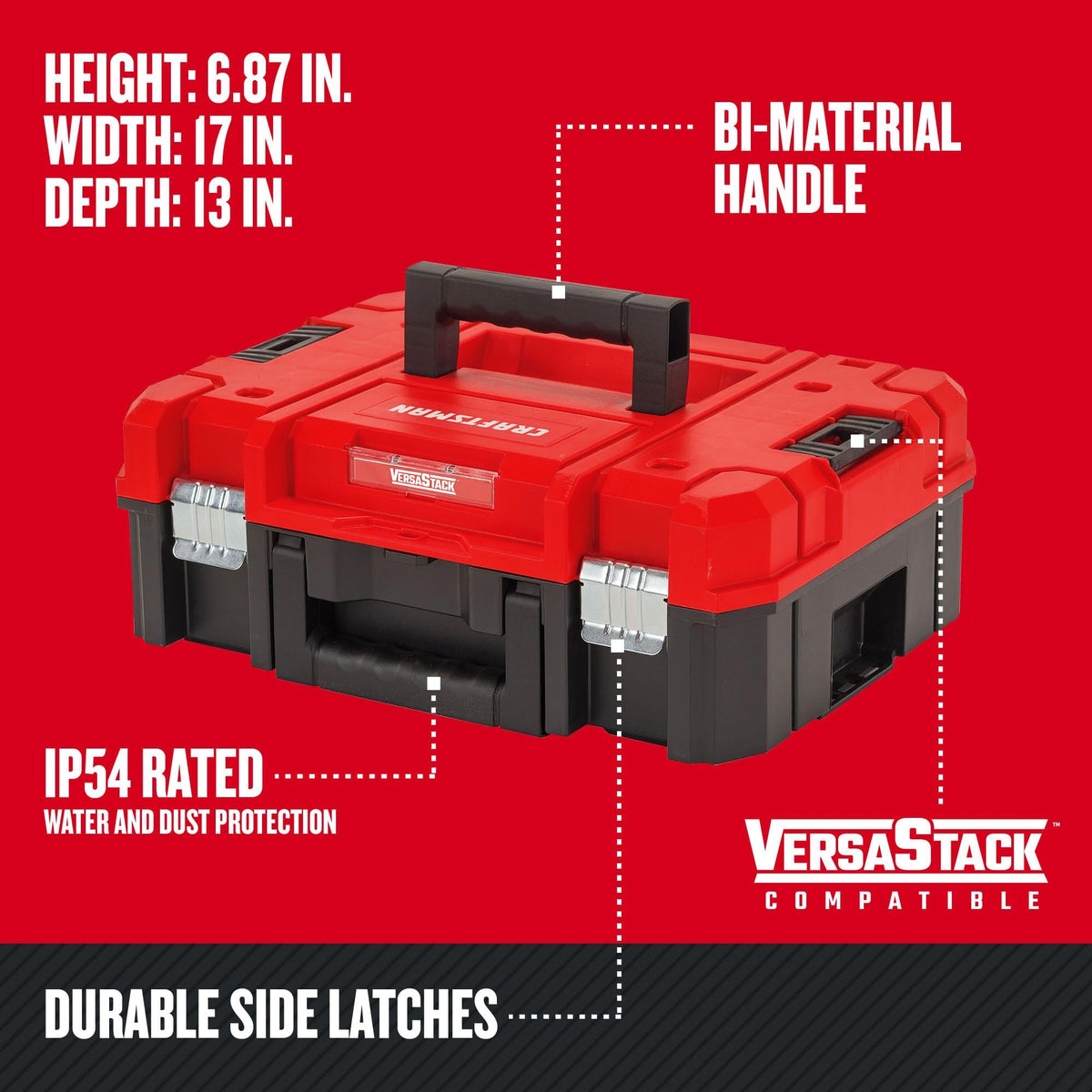 Craftsman Versastack ball-bearing slides provide smooth drawer action
