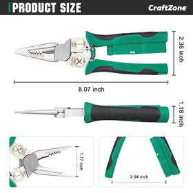 CraftZone blade closeup showing razor-sharp edges for clean wire prep.