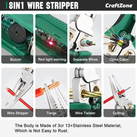 CraftZone crimping action, precise connections with professional-grade performance.