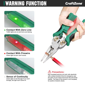 CraftZone tool in hand, portable design for on-site electrical tasks and repairs.