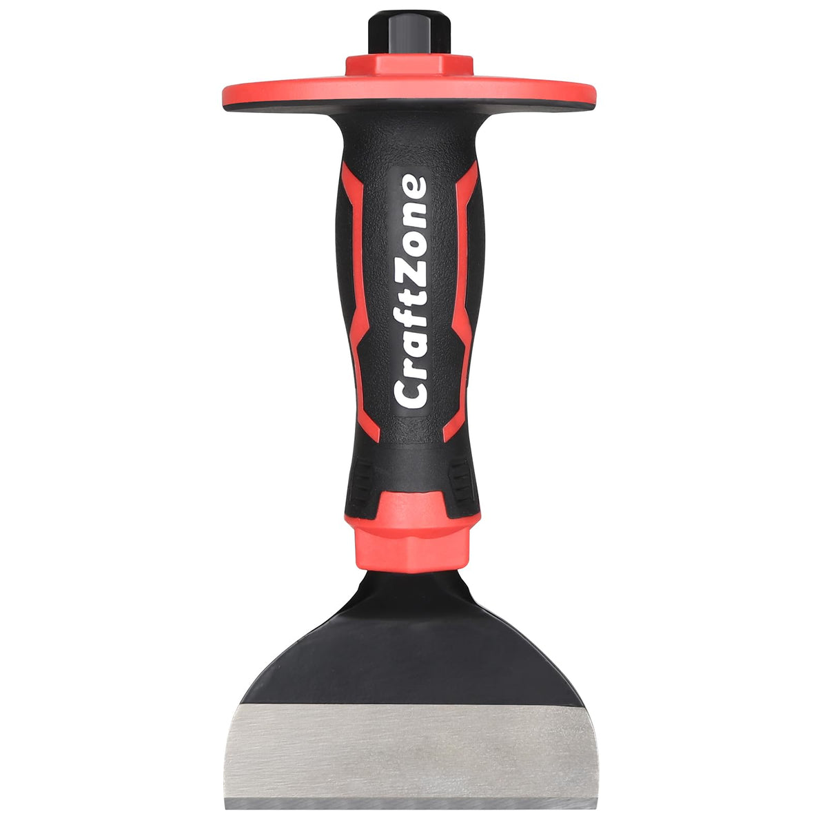 CraftZONE 8-Inch Rock Chisel cutting edge close-up for durable masonry work