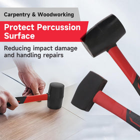 CraftZone ball-peen dual-face hammer demonstrating riveting and finishing capability.