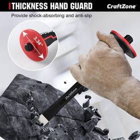 CraftZone masonry chisel in use for tight-space brickwork and restoration