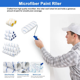 Craftzone microfiber roller cover for smooth, even paint application.