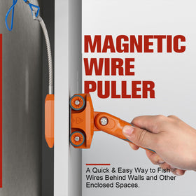 Craimil Magnetic Wire Puller magnets secure wires during pulls in tight spaces.
