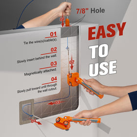 Craimil Wire Puller stainless steel leader enables secure wire attachment.