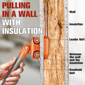 Craimil Wire Puller stud finder with built-in markings helps locate studs.