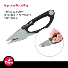 Cramer safe-edge scissors—laceration-resistant design for safe bandage work.
