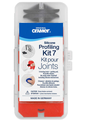 Cramer silicone removal tool with blades for easy old sealant removal.