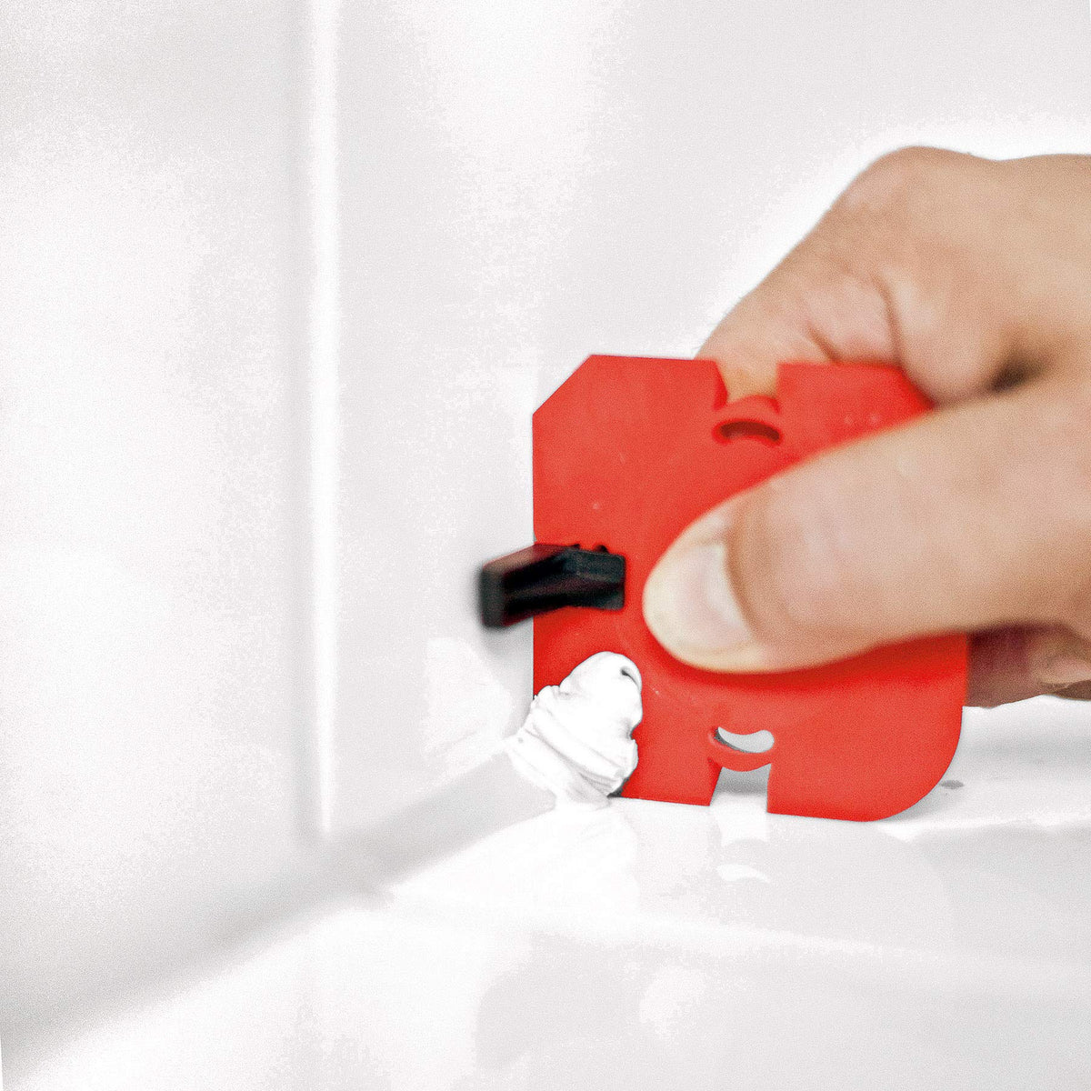 Cramer storage box keeps all tools neatly organized.