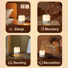 Cravonel dimmable touch control lets you tailor brightness at a tap for baby's sleep.