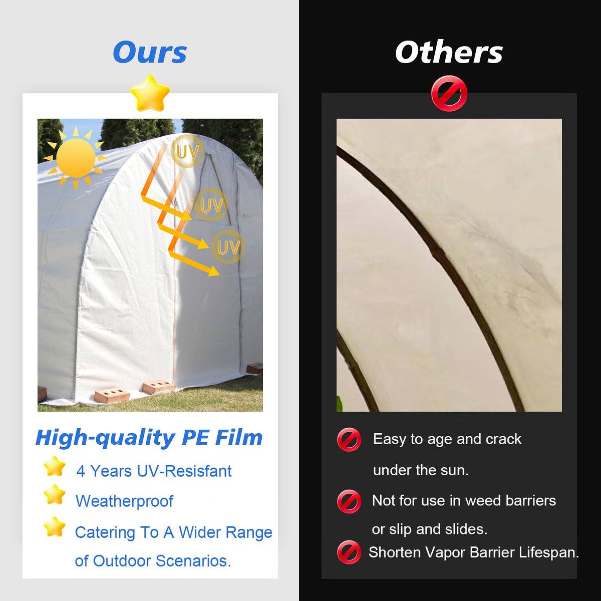 Crawldryer durable vapor barrier 10mil, ideal for crawl space encapsulation.