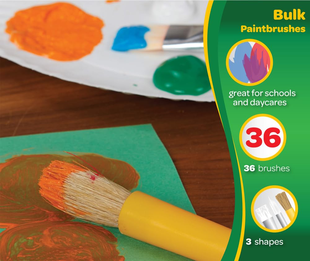 Crayola classpack in classroom scene with students painting