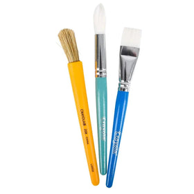 Crayola paintbrush classpack round synthetic 12ct for fine details