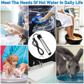 CrazyBrace easy operation enables quick, safe water heating