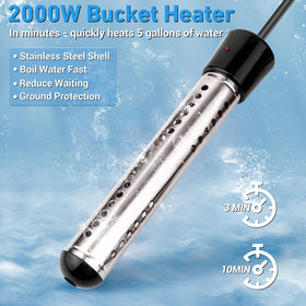CrazyBrace LCD thermometer shows water temperature for precise heating