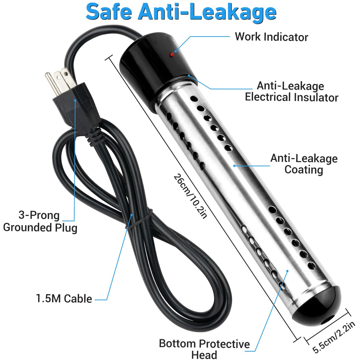 CrazyBrace small pool heater ideal for outdoor baths and camping