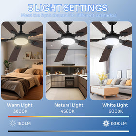 Crazypai reverse mode enables seasonal airflow with six fan speeds
