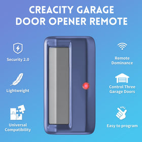 CreaCity dual-pack remote 891LM shown side-by-side for multi-car households