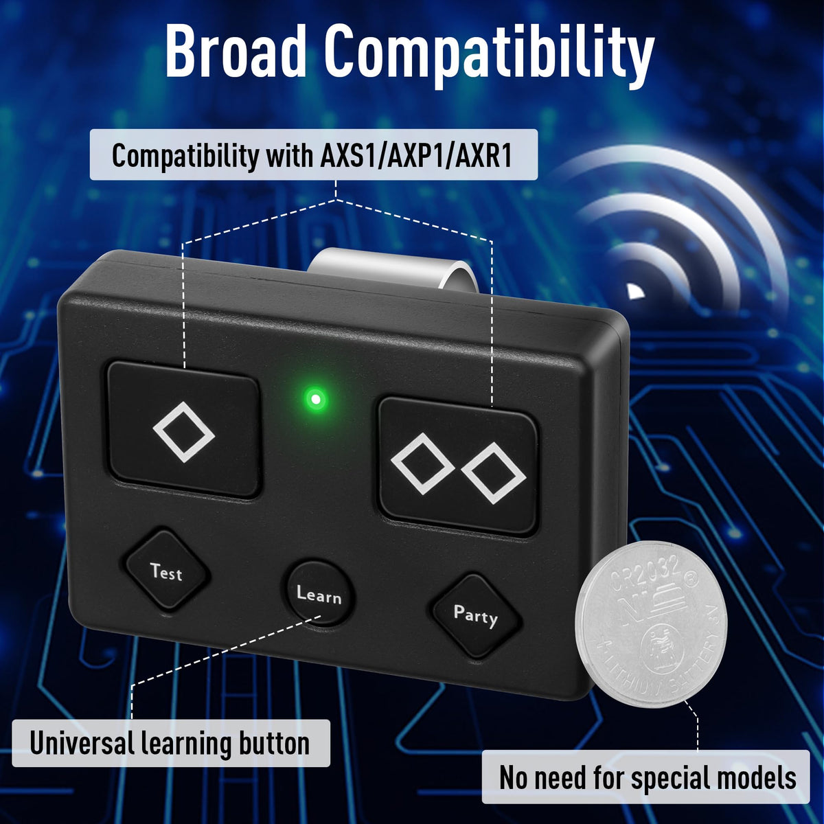 CreaCity Ghost Gate remote compatibility chart, broad model coverage and easy pairing