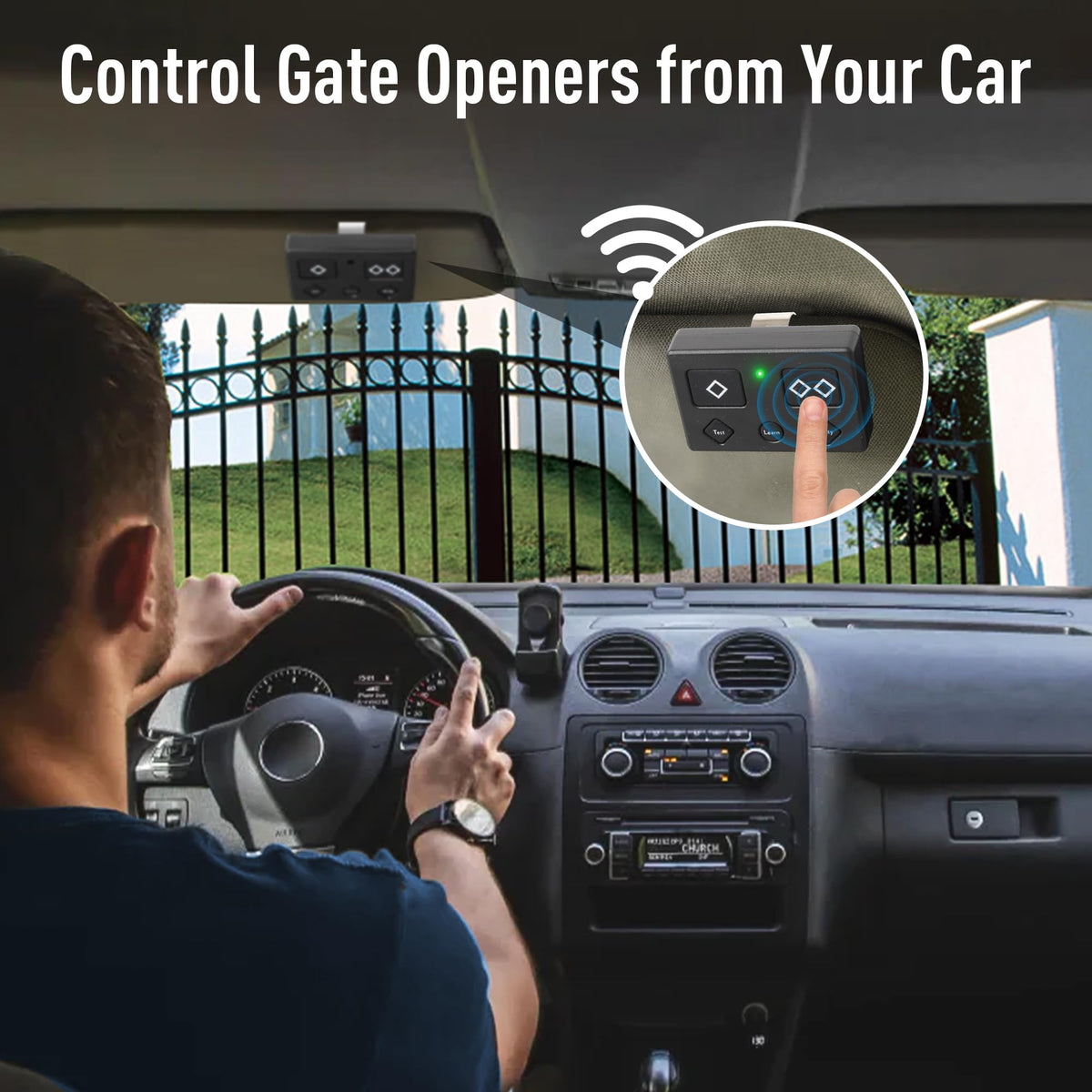 CreaCity Ghost Gate remote dual-pack, two remotes for shared access