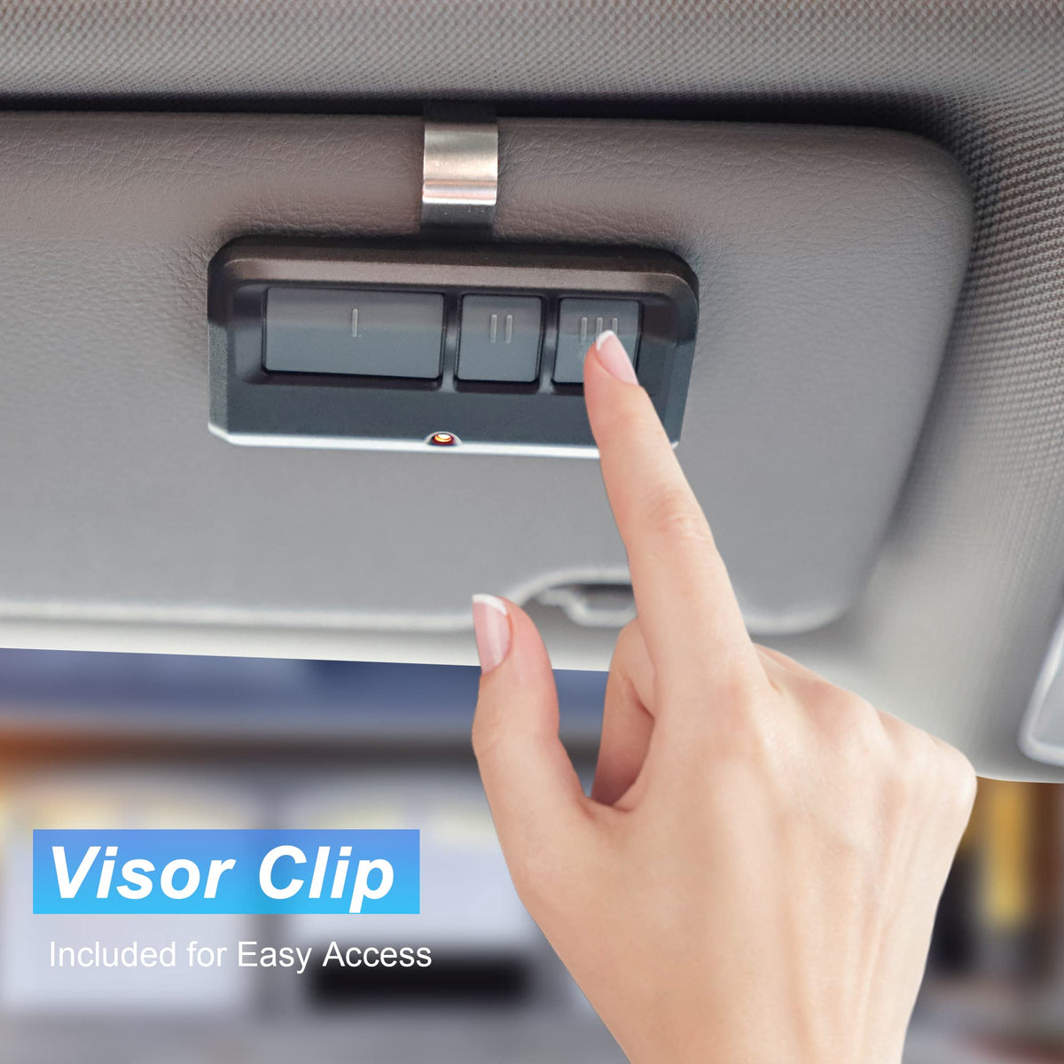 CreaCity three-device remote interface enabling centralized control of three openers.