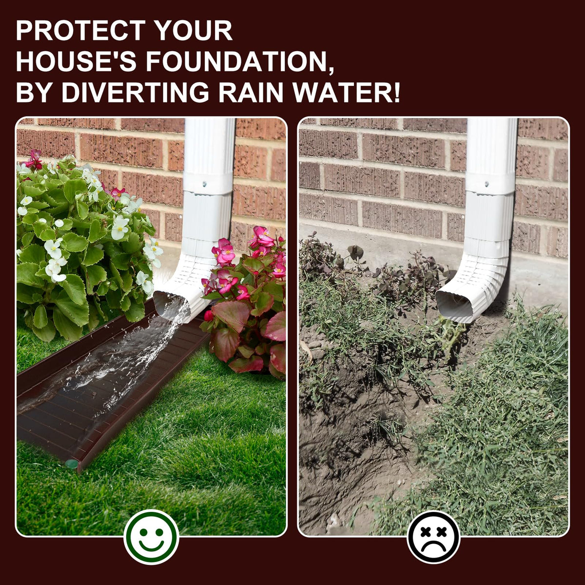 Creative.C downspout diverter installation demonstrates simple setup steps.